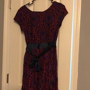 Purple/navy party dress